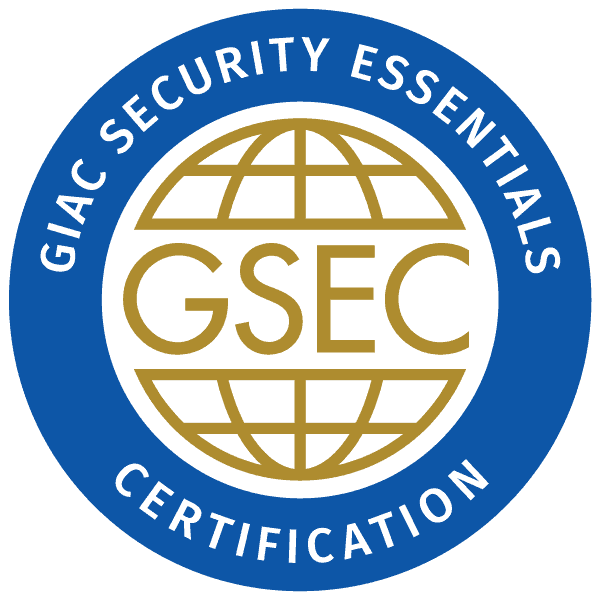 Logo des Zertifikats GSEC (GIAC)