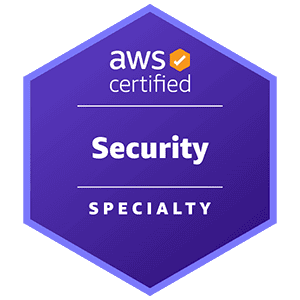 Logo des Zertifikats AWS Certified Security – Specialty
