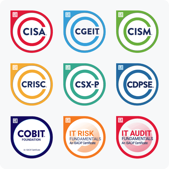 Logo der ISACA-Zertifikate