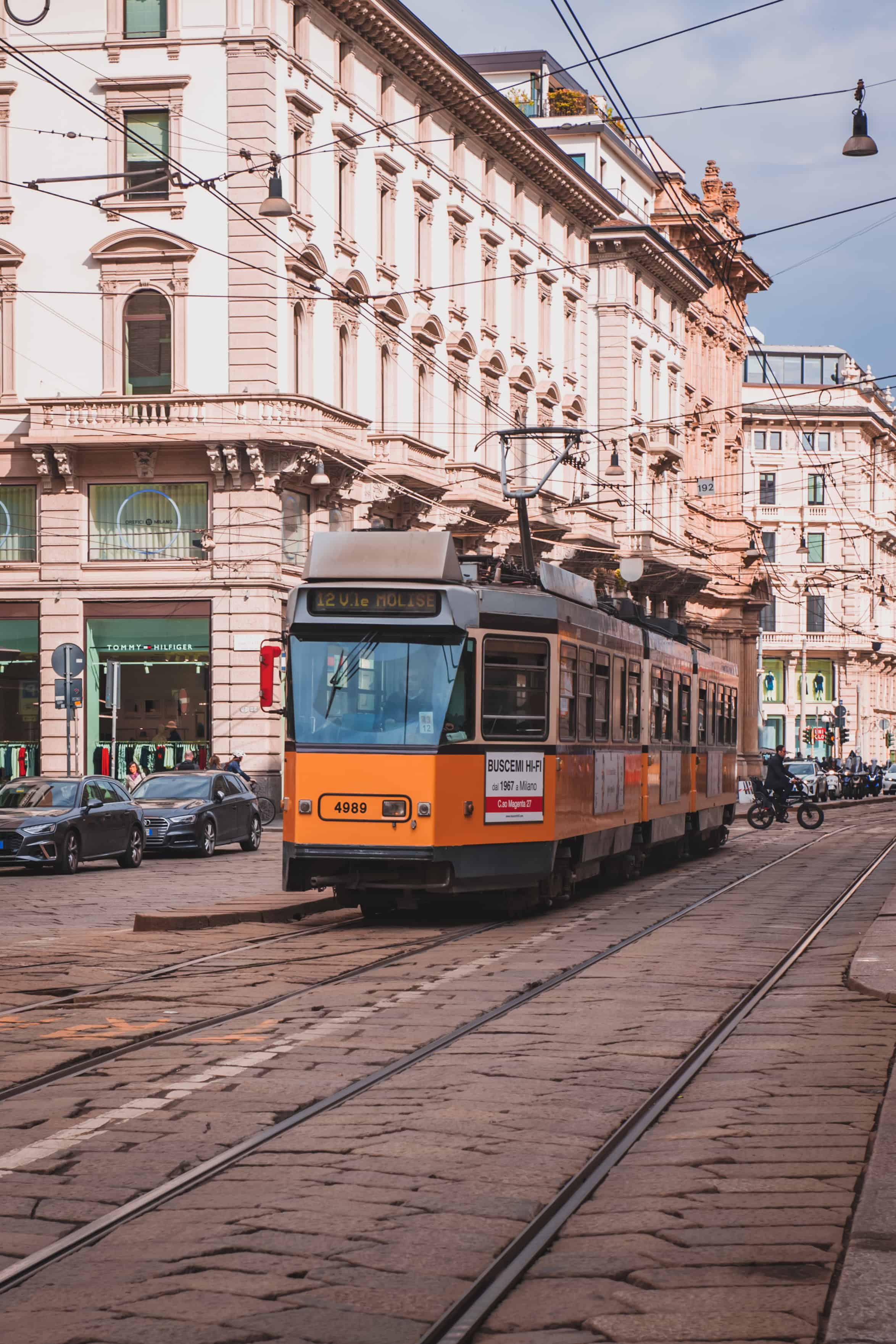 Top Things to do in Milan: Exploring the Fashion Capital of Italy in 3 Days 4 Europe, Italy Milan Lightroom 34 Tram in Milan. top things to do in Milan