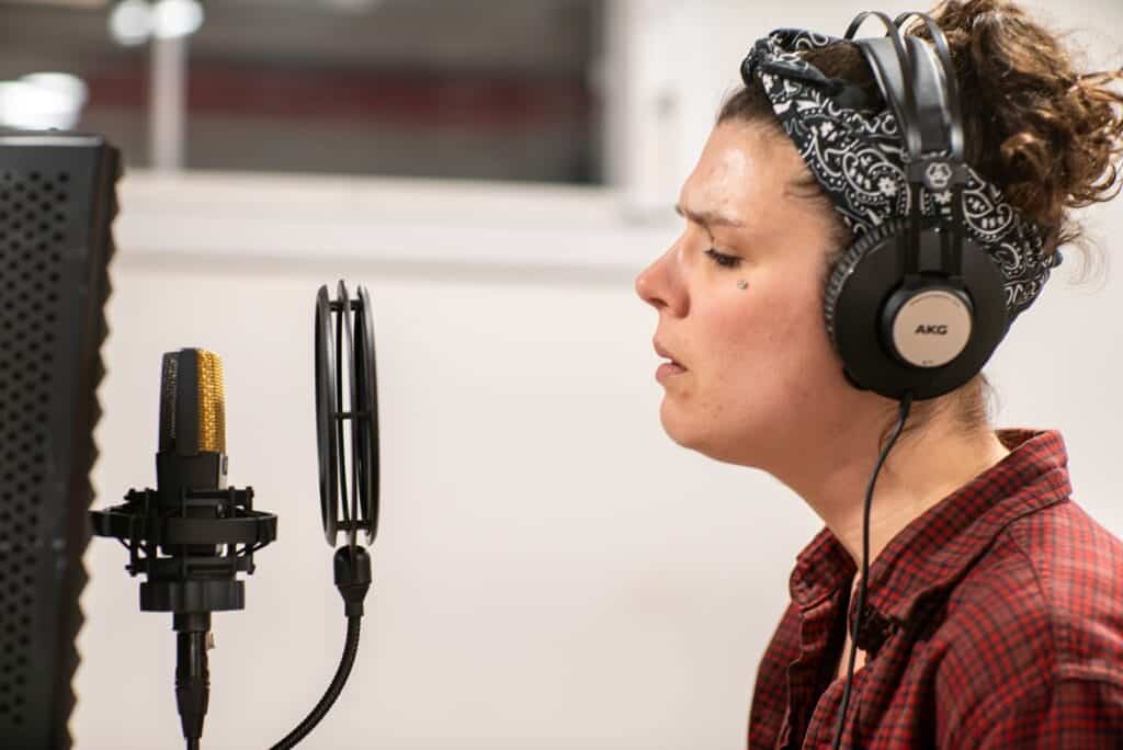 Jessie Rose Recording Session