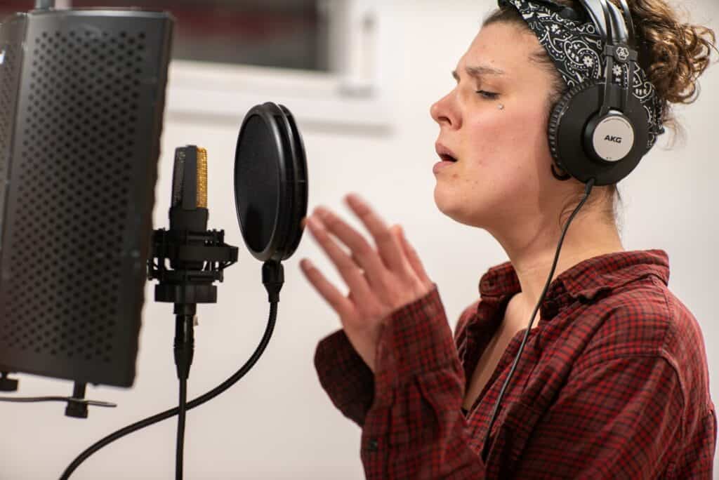 Jessie Rose Recording Session