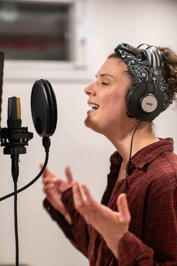 Jessie Rose Recording Session