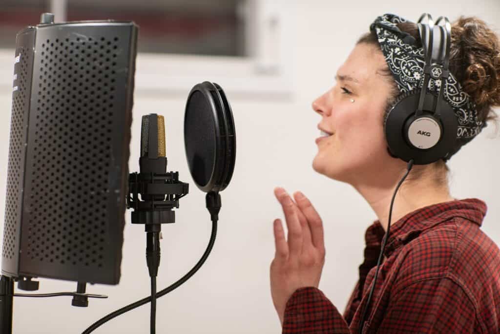 Jessie Rose Recording Session