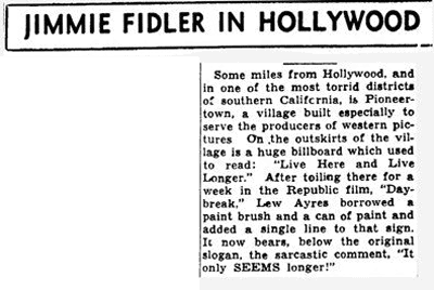 Sept. 13, 1949 - Joplin Globe article clipping