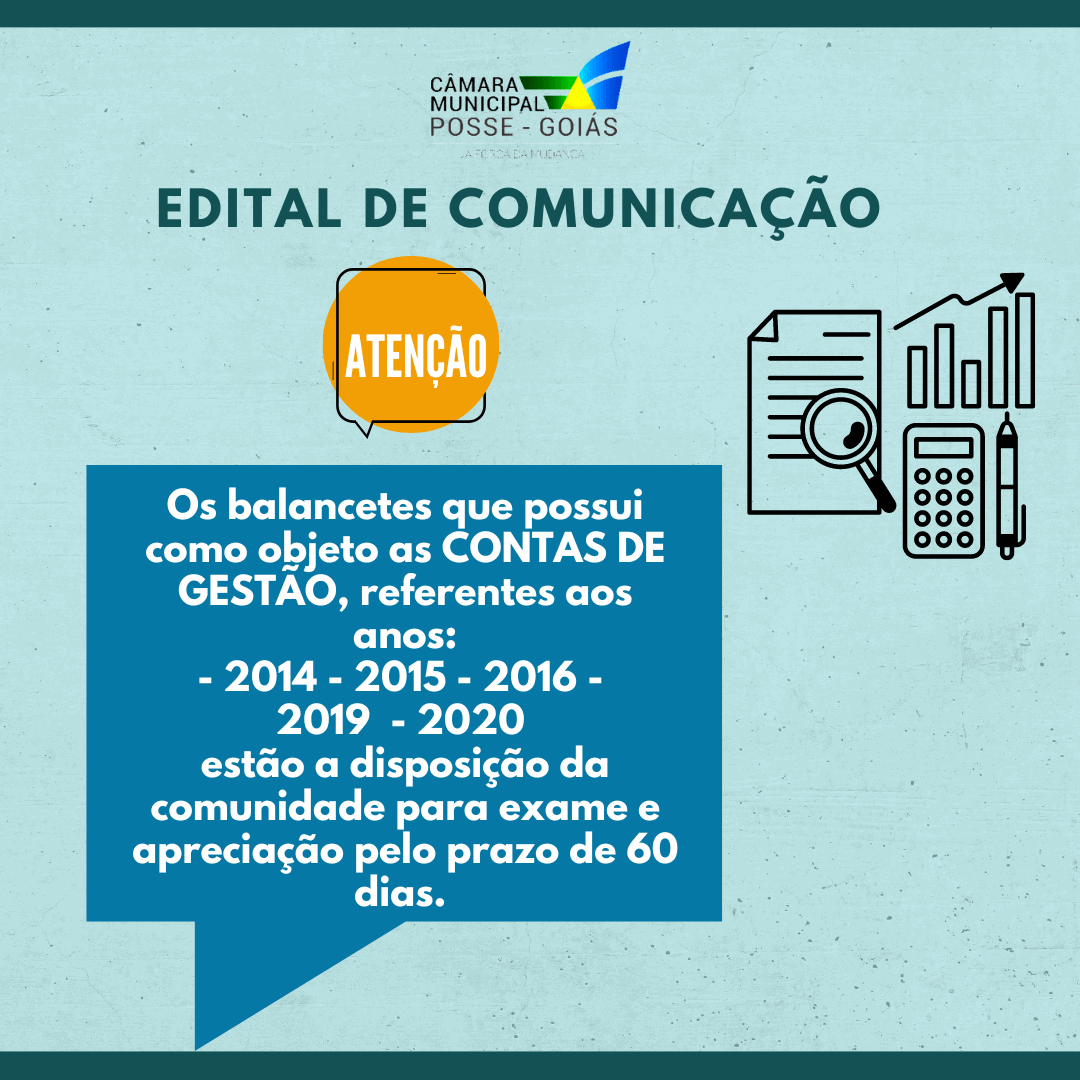 EDITAL DE COMUNICAÇÃO