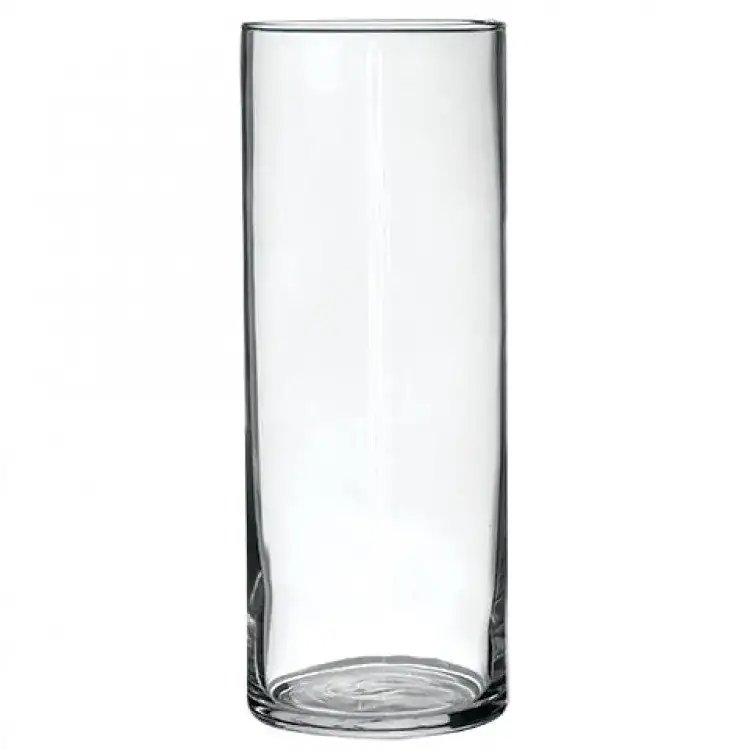3 x 7.5 Round Glass Vase