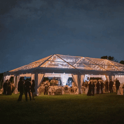 40' x 60' Hip Clear Top Tent
