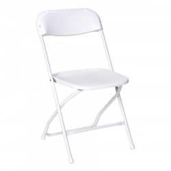 White Folding Chair White Folding Chair