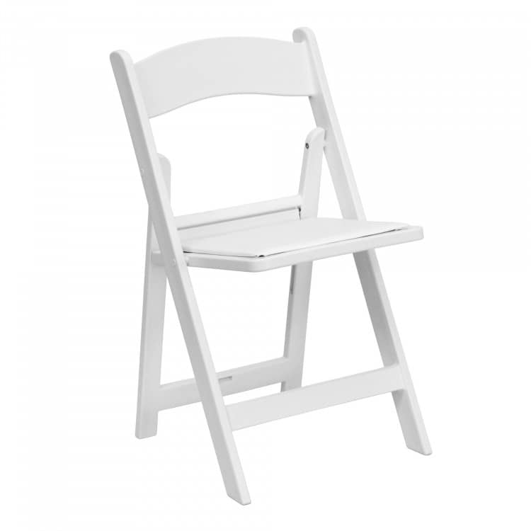 White Resin Chair
