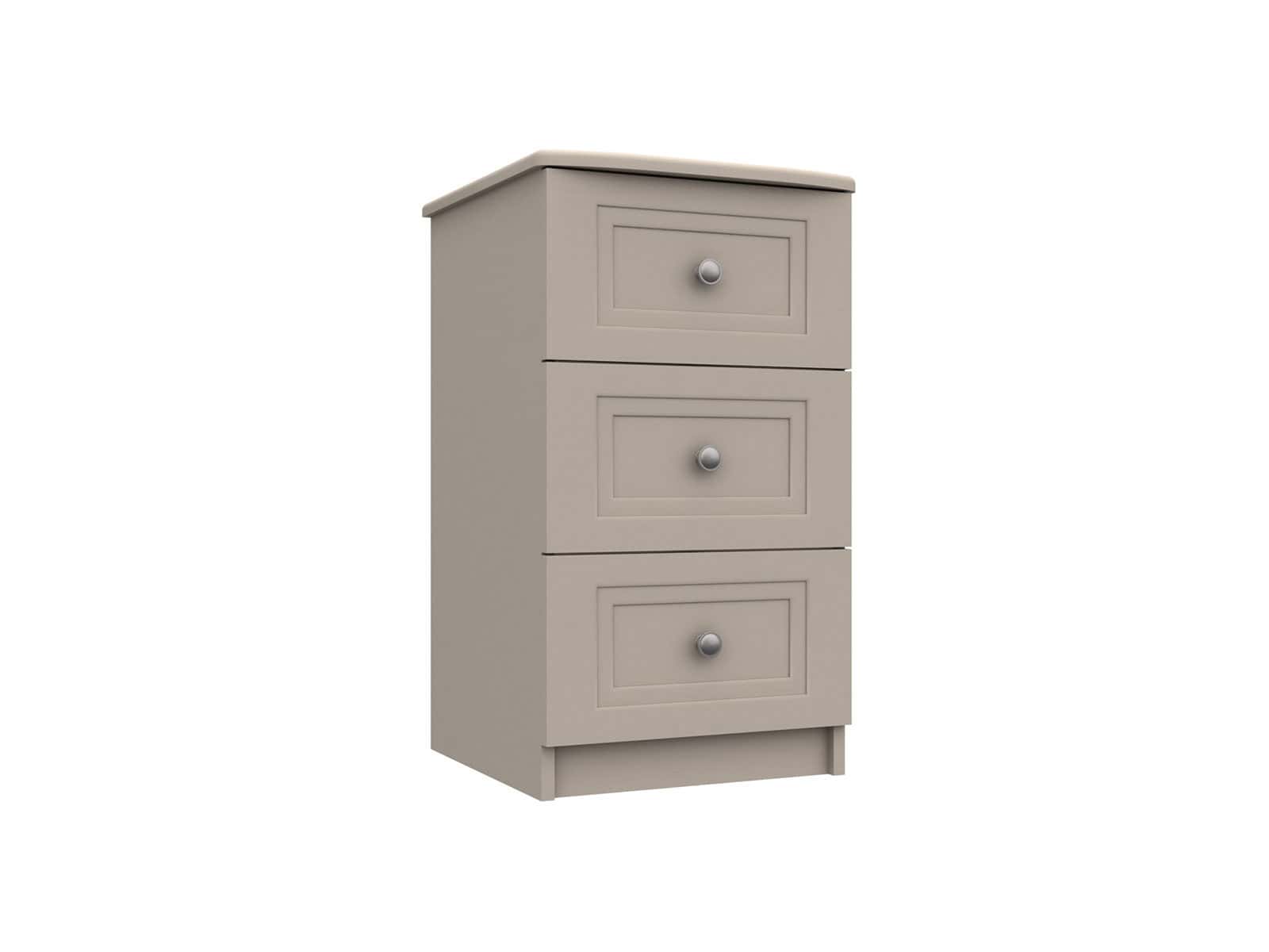 Furniture Mill Tonbridge Range 9 3 Drawer Bedside Chest