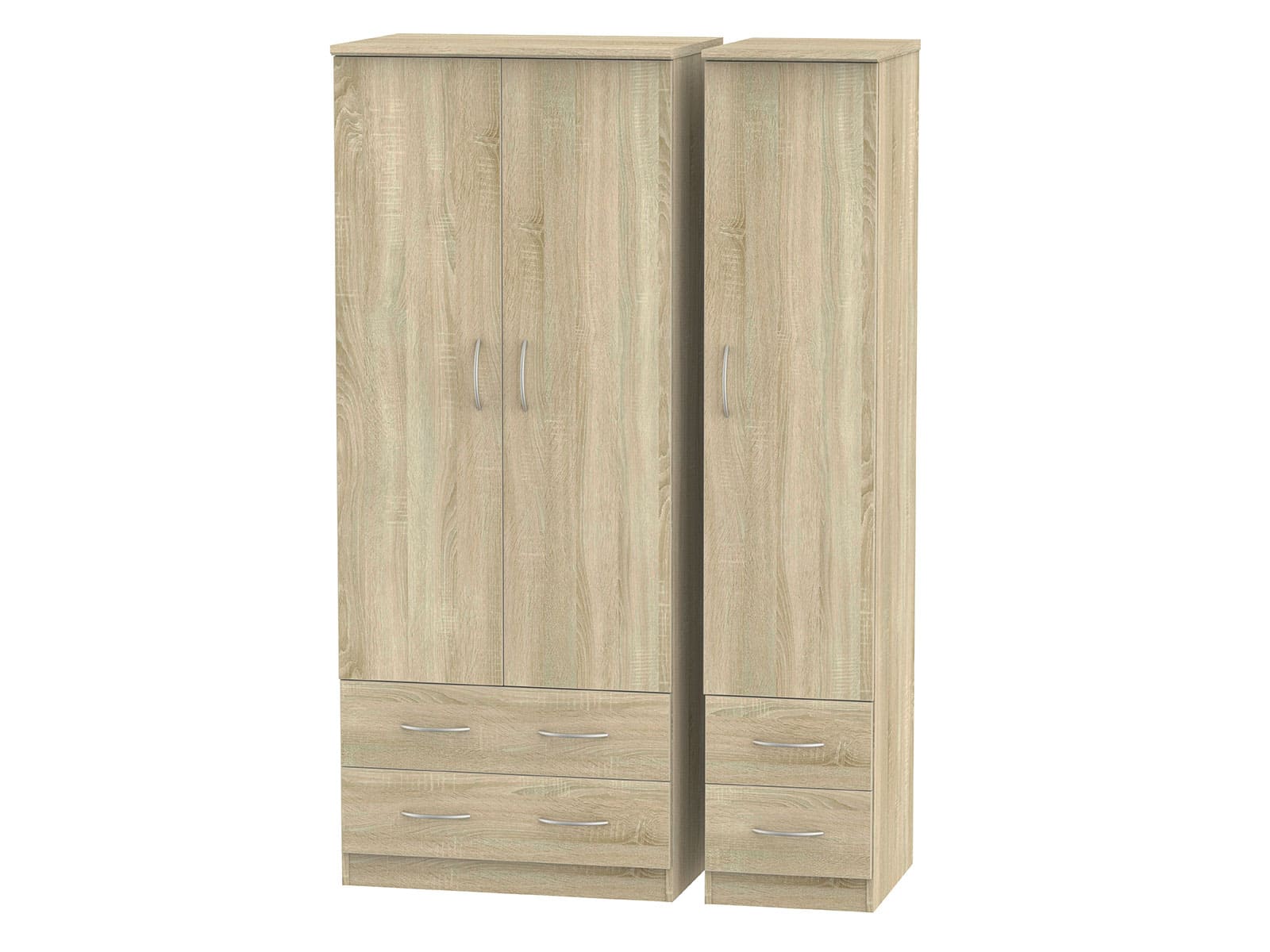 Welcome Furniture Avon Tall 2 Drawer & Drawer Wardrobe