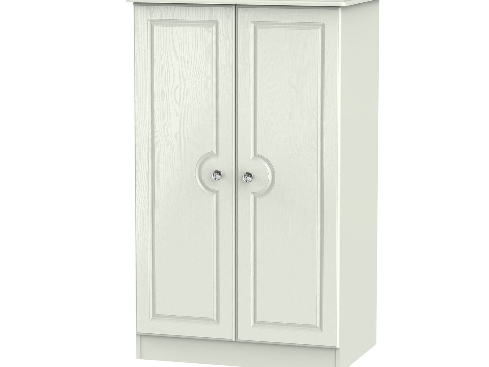 Welcome Furniture Crystal 2ft6 Plain Midi Wardrobe