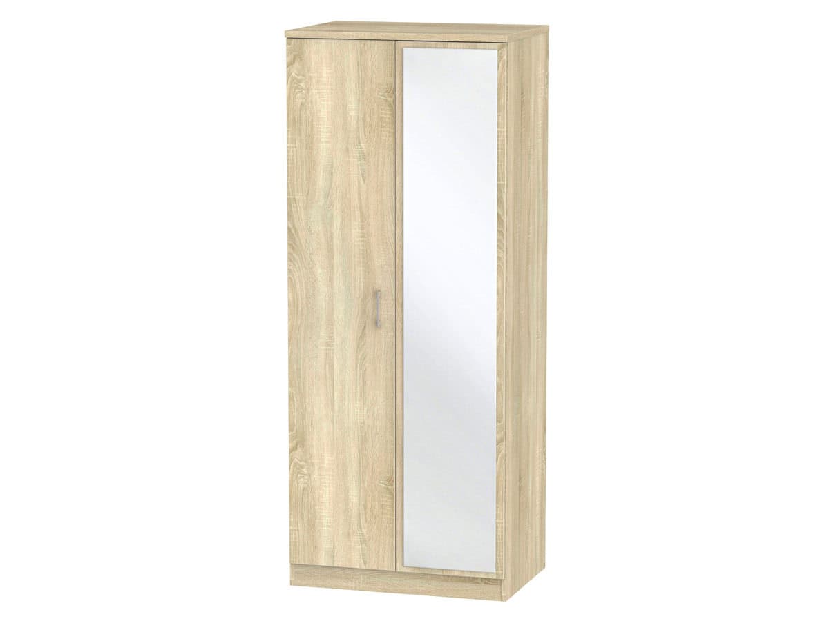 Welcome Furniture Devon 2ft6 Mirror Robe