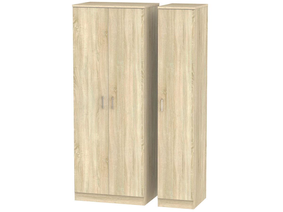 Welcome Furniture Devon Tall Triple Plain Robe