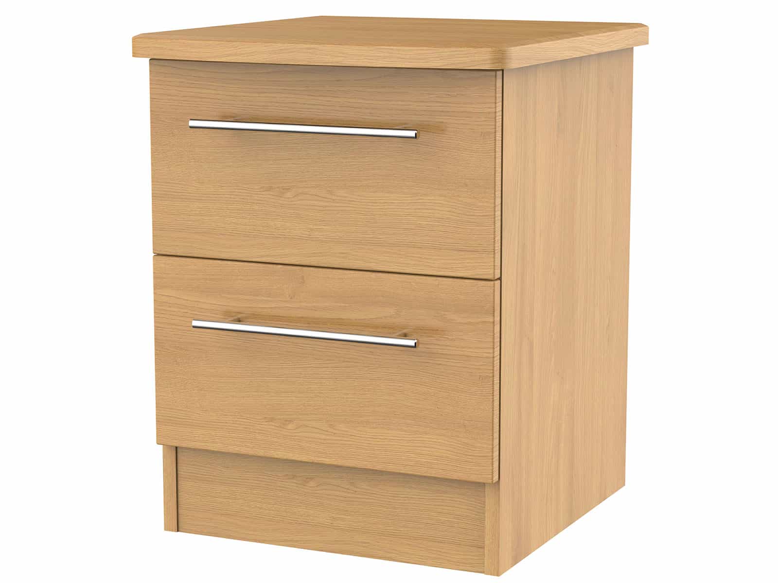 Welcome Furniture Sherwood 2 Drawer Bedside Cabinet
