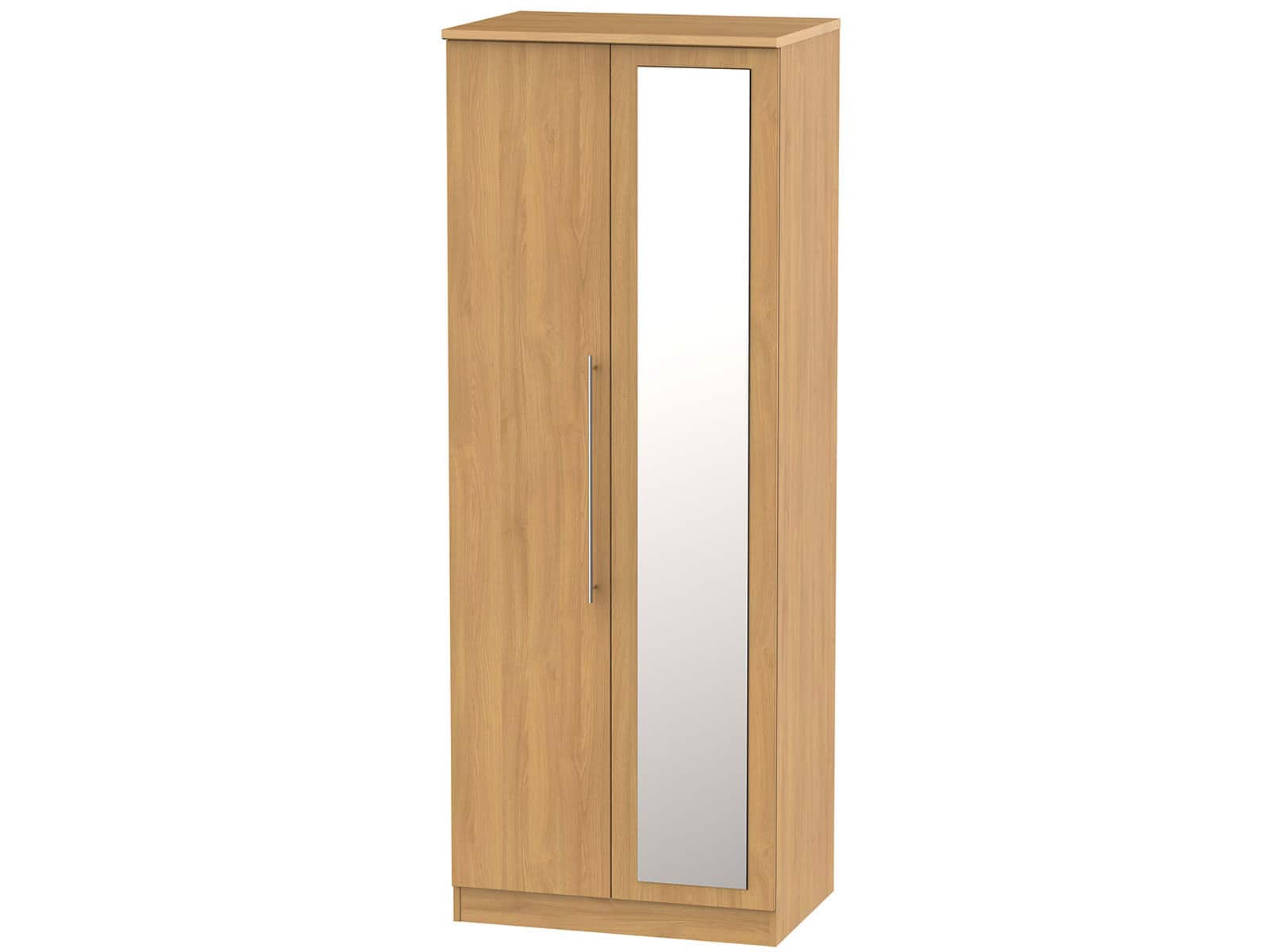 Welcome Furniture Sherwood Tall 2ft6 Mirror Wardrobe