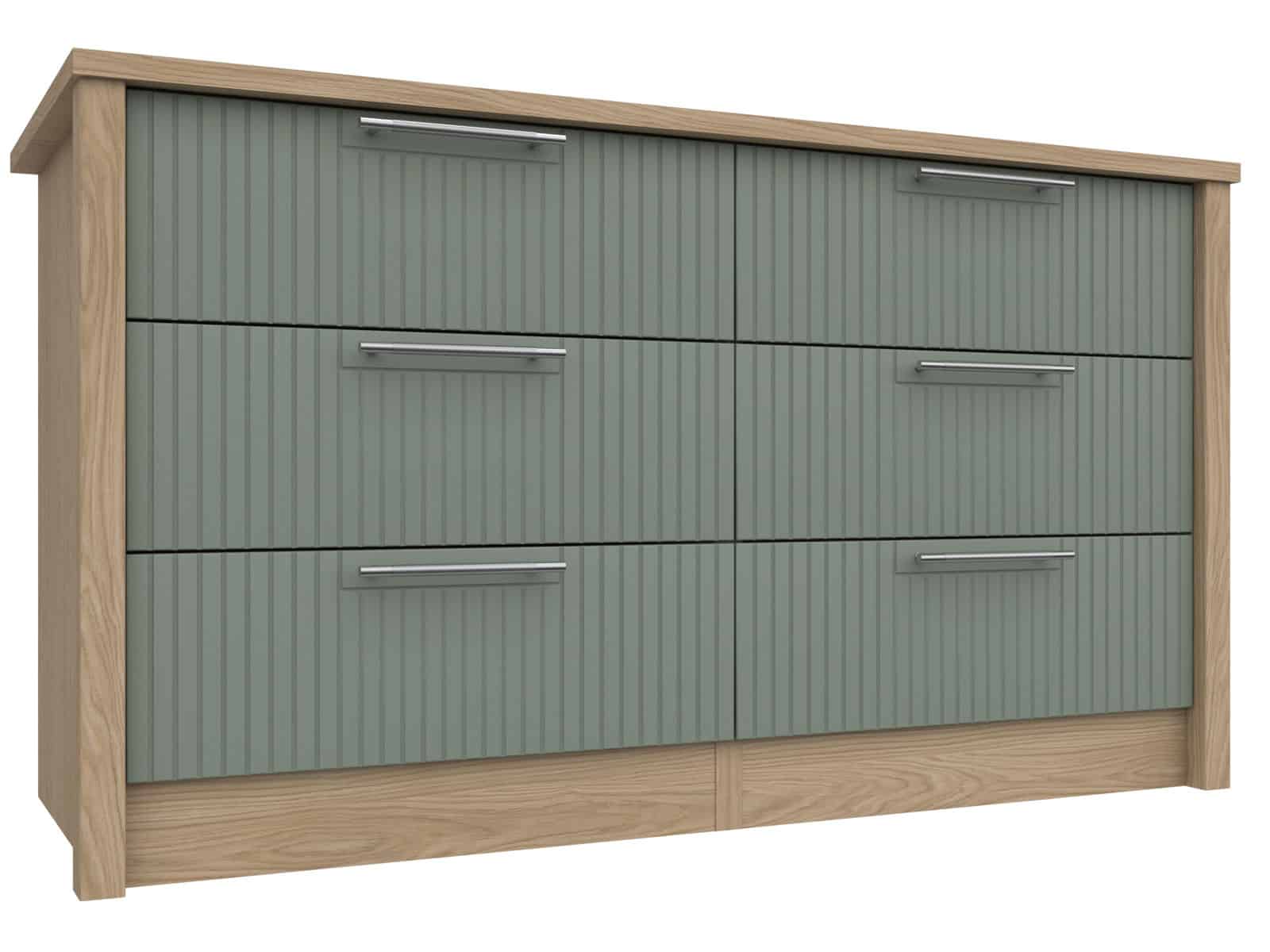 Furniture Mill Castleton Range 20 - 3 Drawer Double Chest