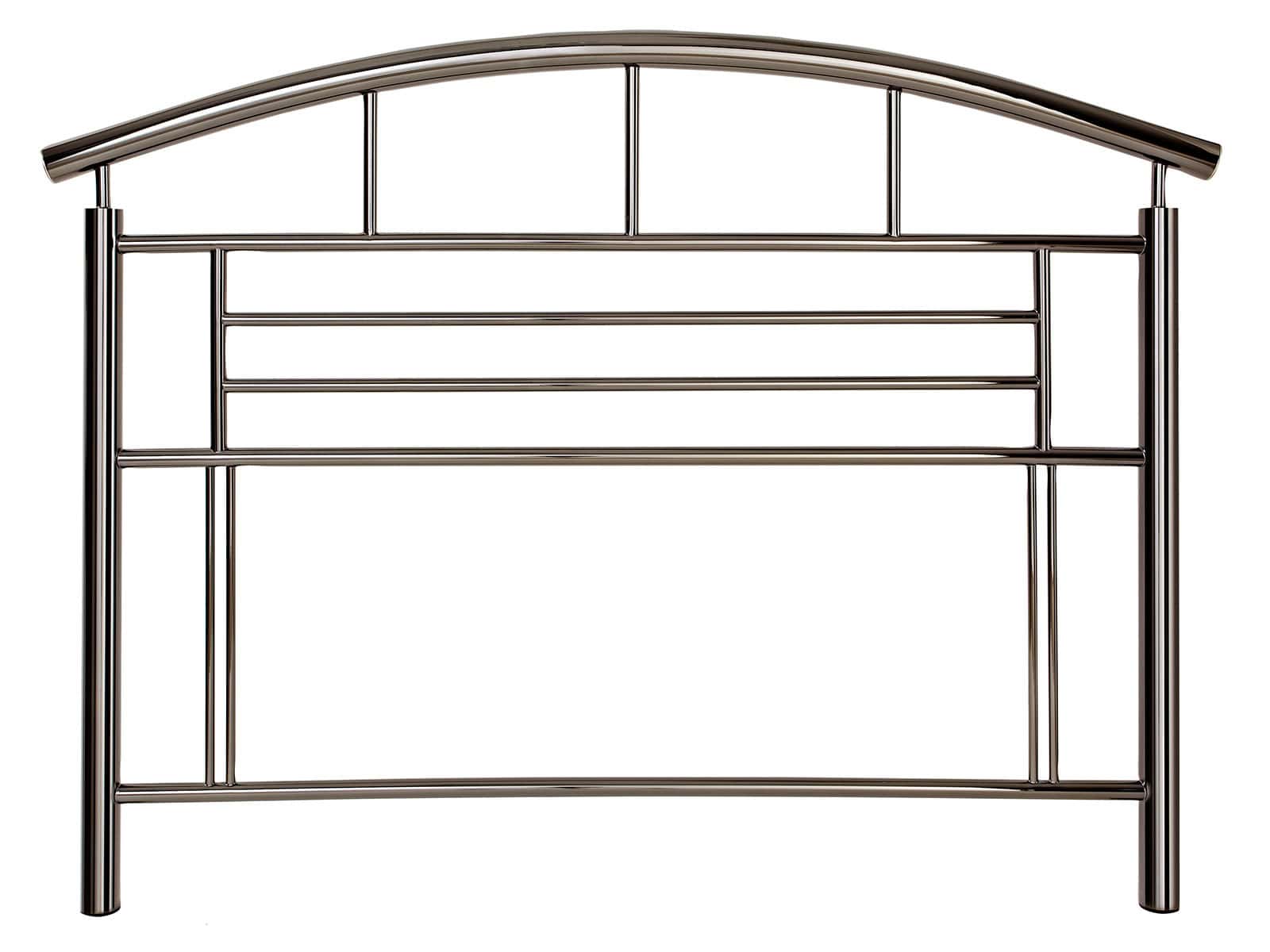 Sleep To Go Jupiter Metal Headboard in Black