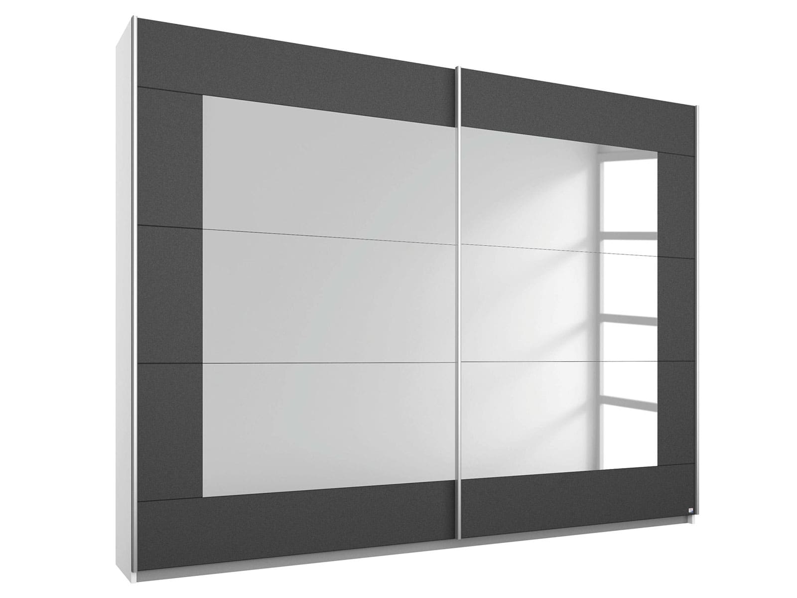Rauch Alegro Wardrobe - Sliding Two Door with Mirror 271cm x 210cm