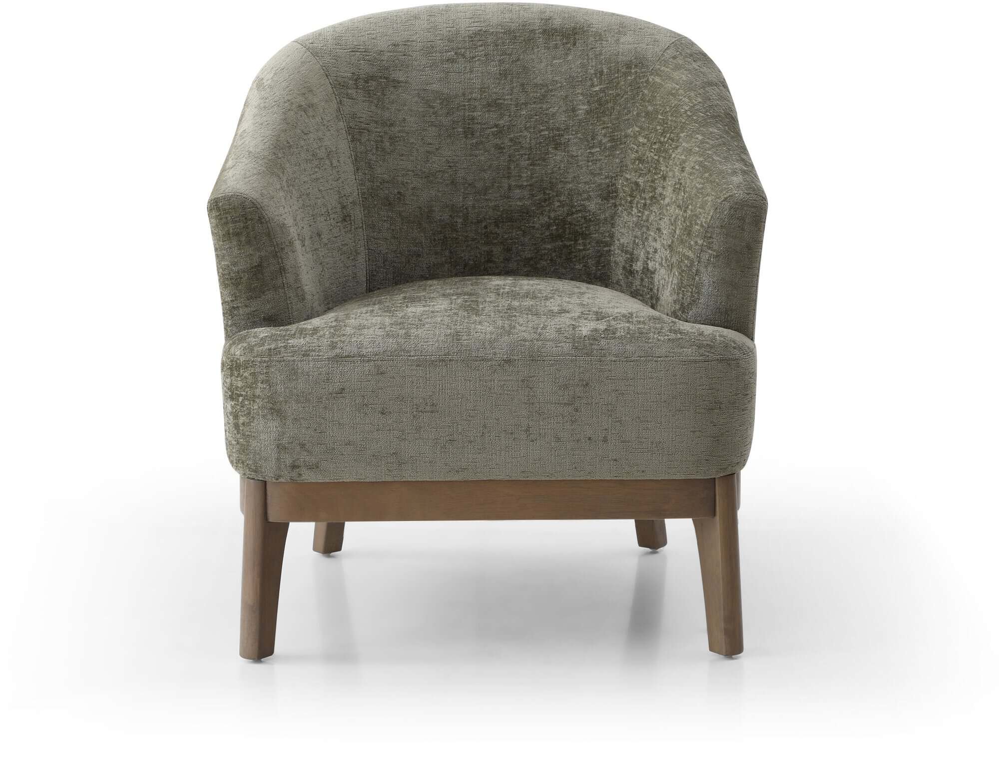 KY460 Ella chair olive woven chenille CutOuts01