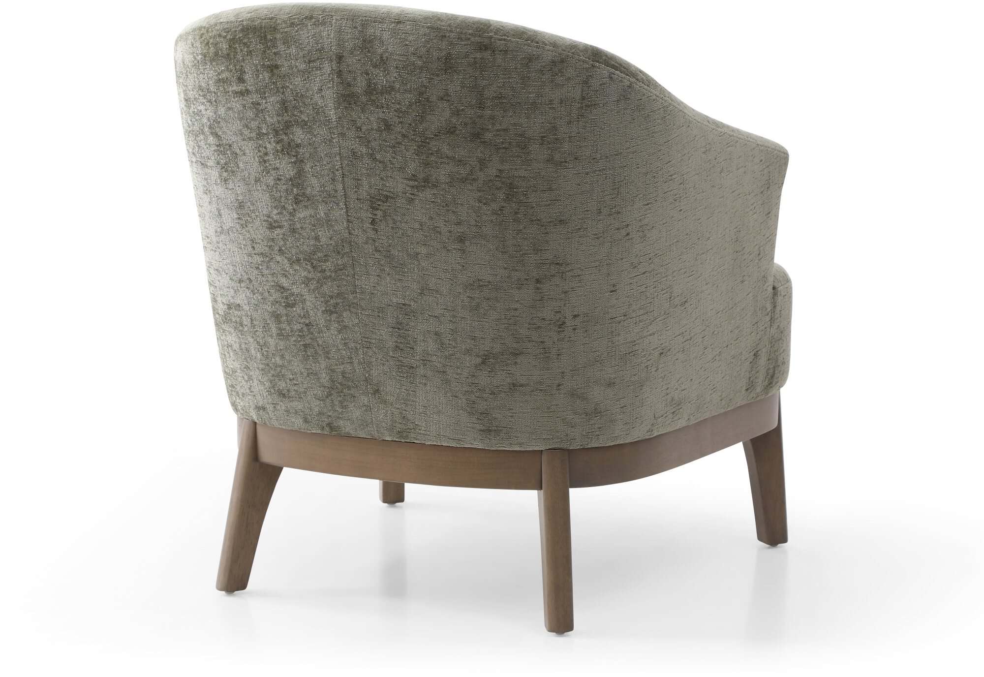 KY460 Ella chair olive woven chenille CutOuts04