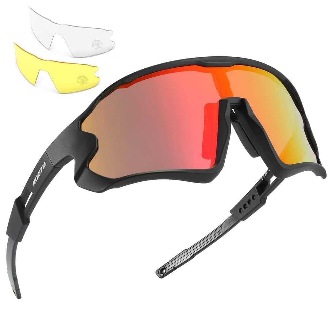 KOOTU Bicycle Cycling Sunglasses Polarized Unisex UV-400 Sunglasses