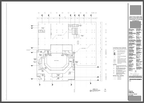 example of a scanned drawing which is a raster PDF and not a vector pdf.