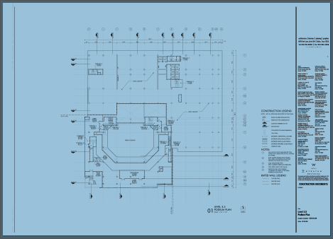 scanned drawing when selected turns blue. proving that it's a raster PDF and not a vector pdf.