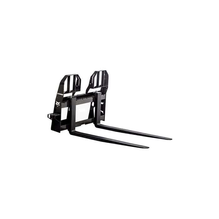 Browse Specs and more for the Bobcat Pallet Fork – Floating Pin Carriage, 48″ Attachment - White Star Machinery