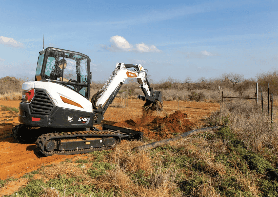 Browse Specs and more for the Bobcat E48 Compact Excavator - White Star Machinery