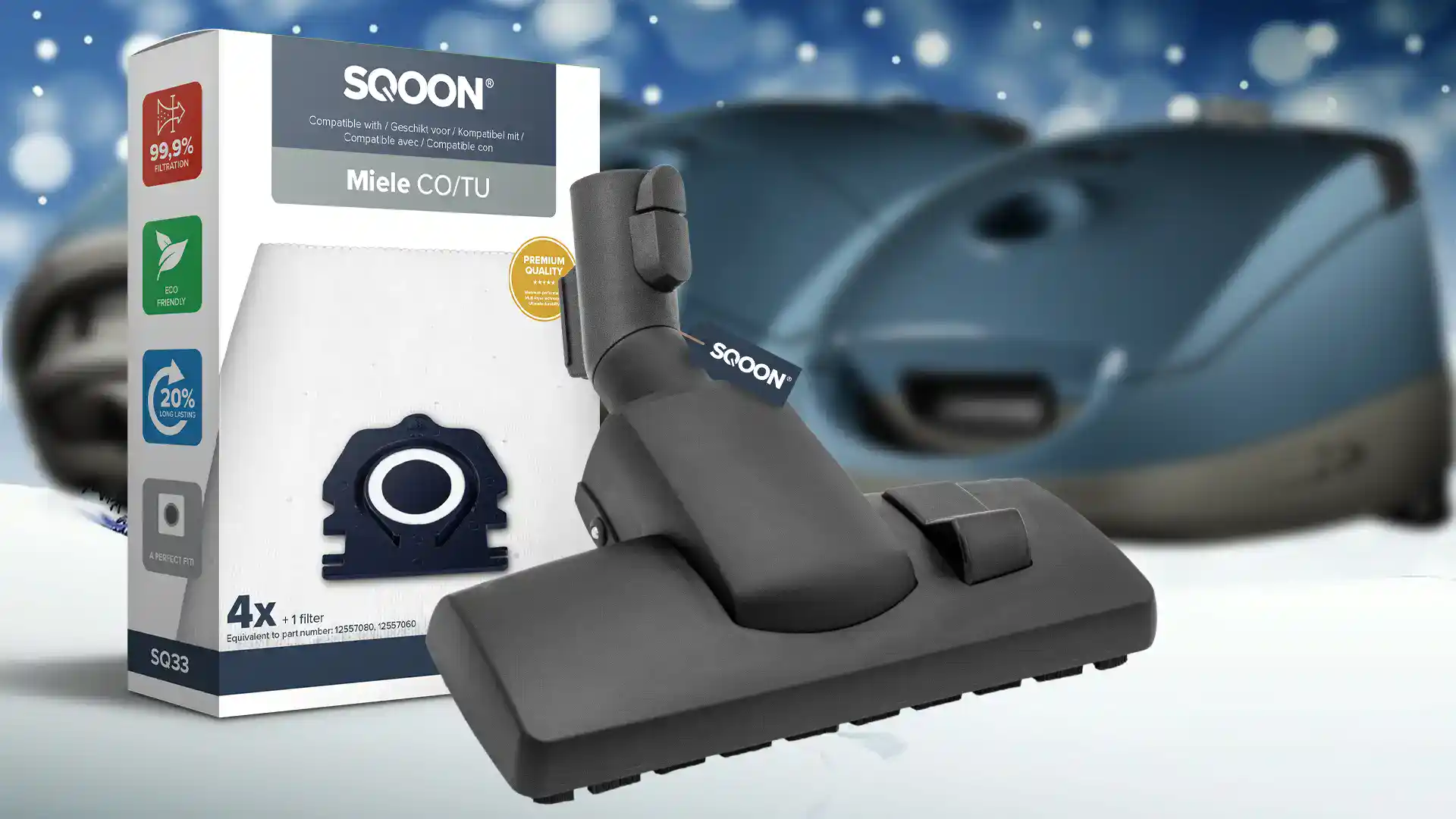 Onderdelen voor jouw Miele Guard stofzuiger – slim besparen met SQOON