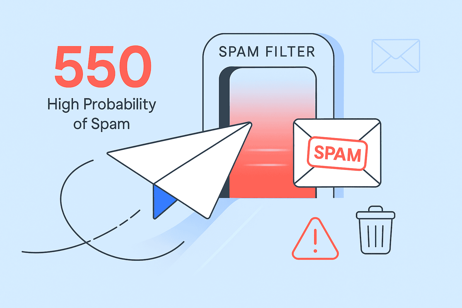 Why You’re Getting a 550 Spam Error and How to Resolve It