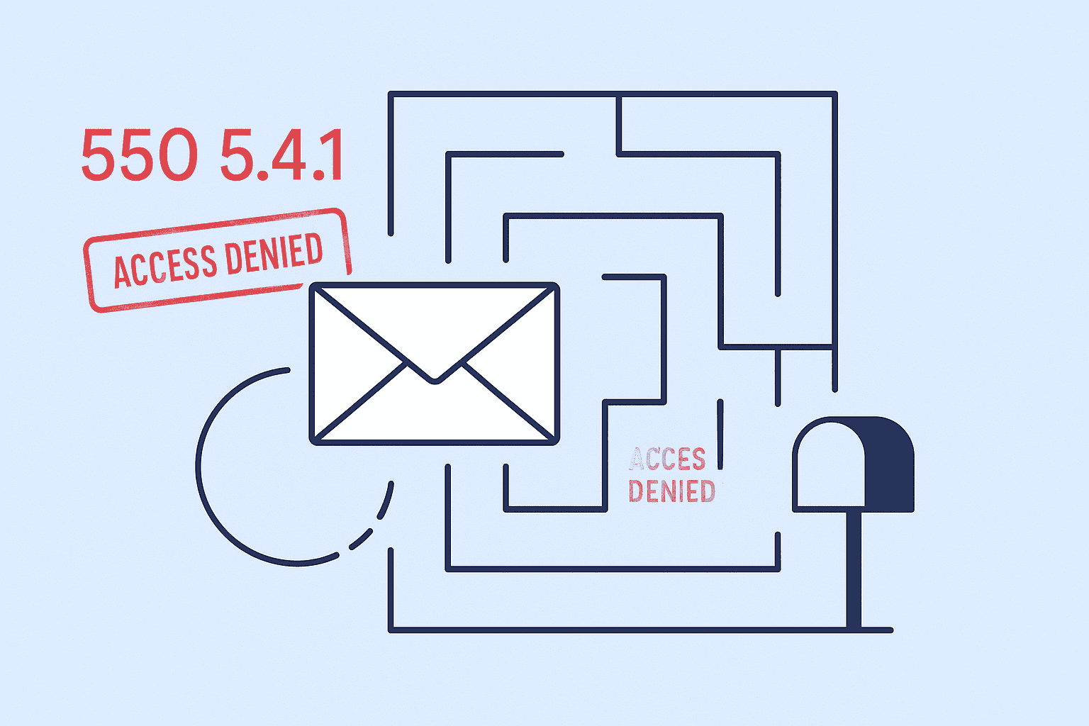 How to Fix the 550 5.4.1 Recipient Address Rejected: Access Denied Error