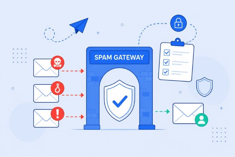 Cómo las pasarelas de spam protegen a tu empresa de las amenazas del correo electrónico