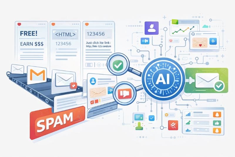 AI in email deliverability filtering spam and improving inbox placement