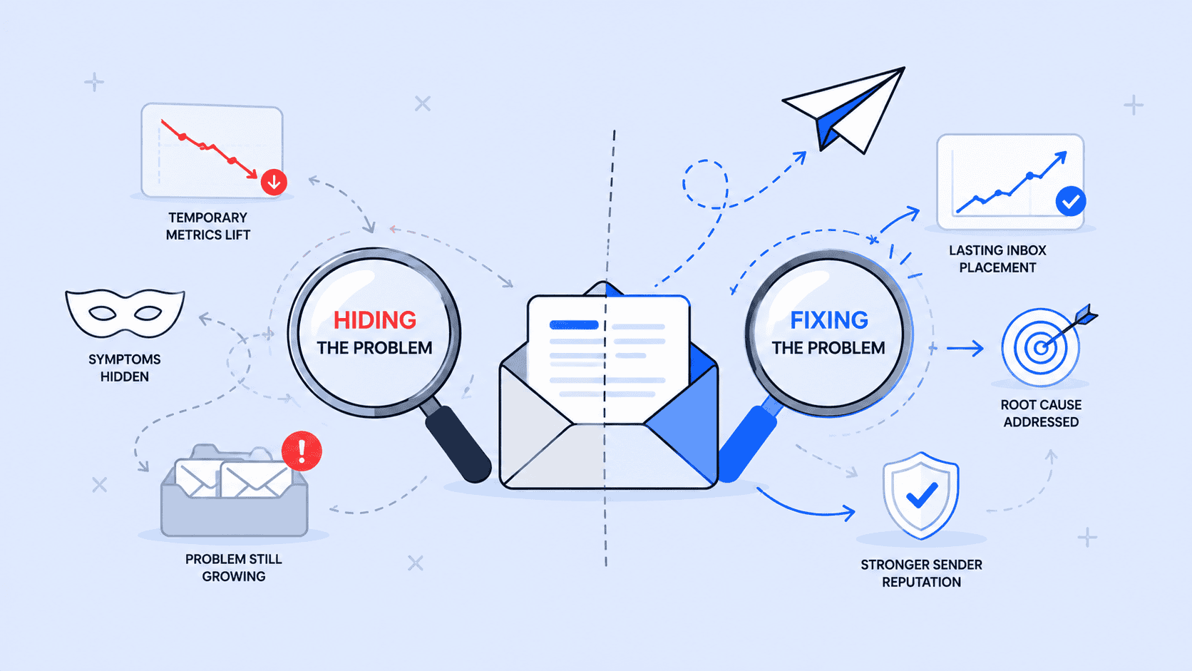 Are You Fixing Your Email Deliverability or Just Hiding the Problem?