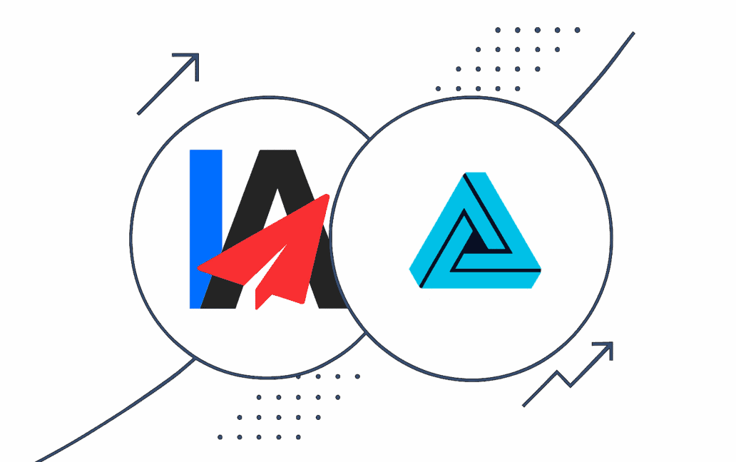 InboxAlly and Mas Vashu logos in two overlapping circles, the InboxAlly mark on the left and the Mas Vashu triangle on the right