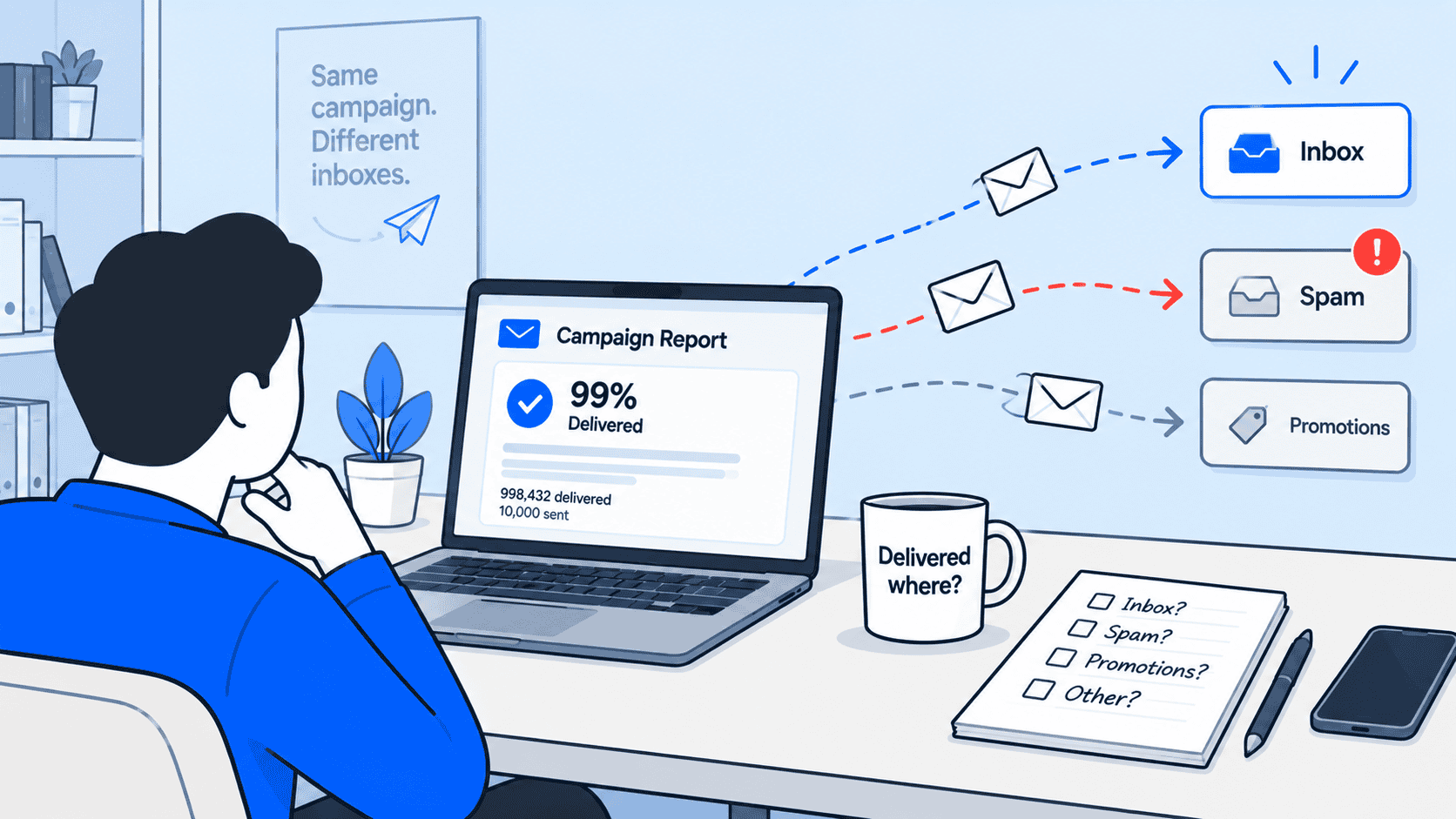 Delivered Doesn’t Mean Inboxed: How to Test Where Your Email Actually Lands