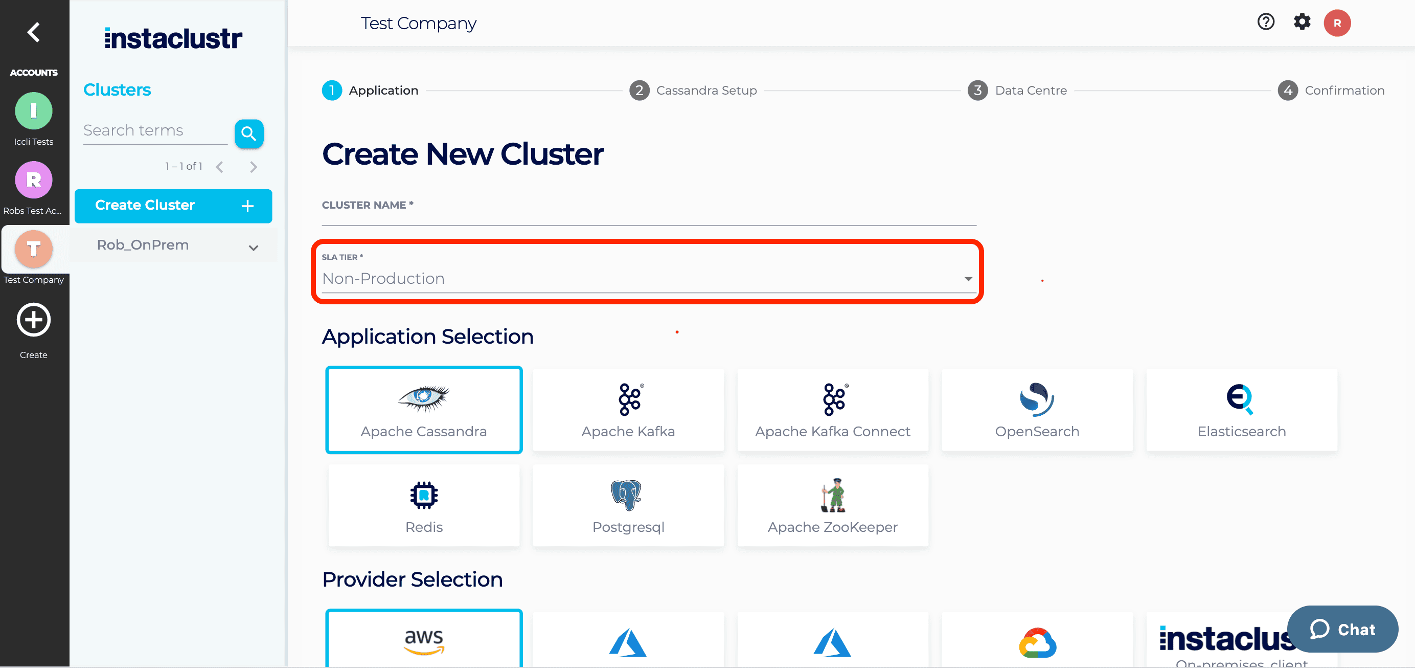 Creating an OpenSearch Cluster - Instaclustr