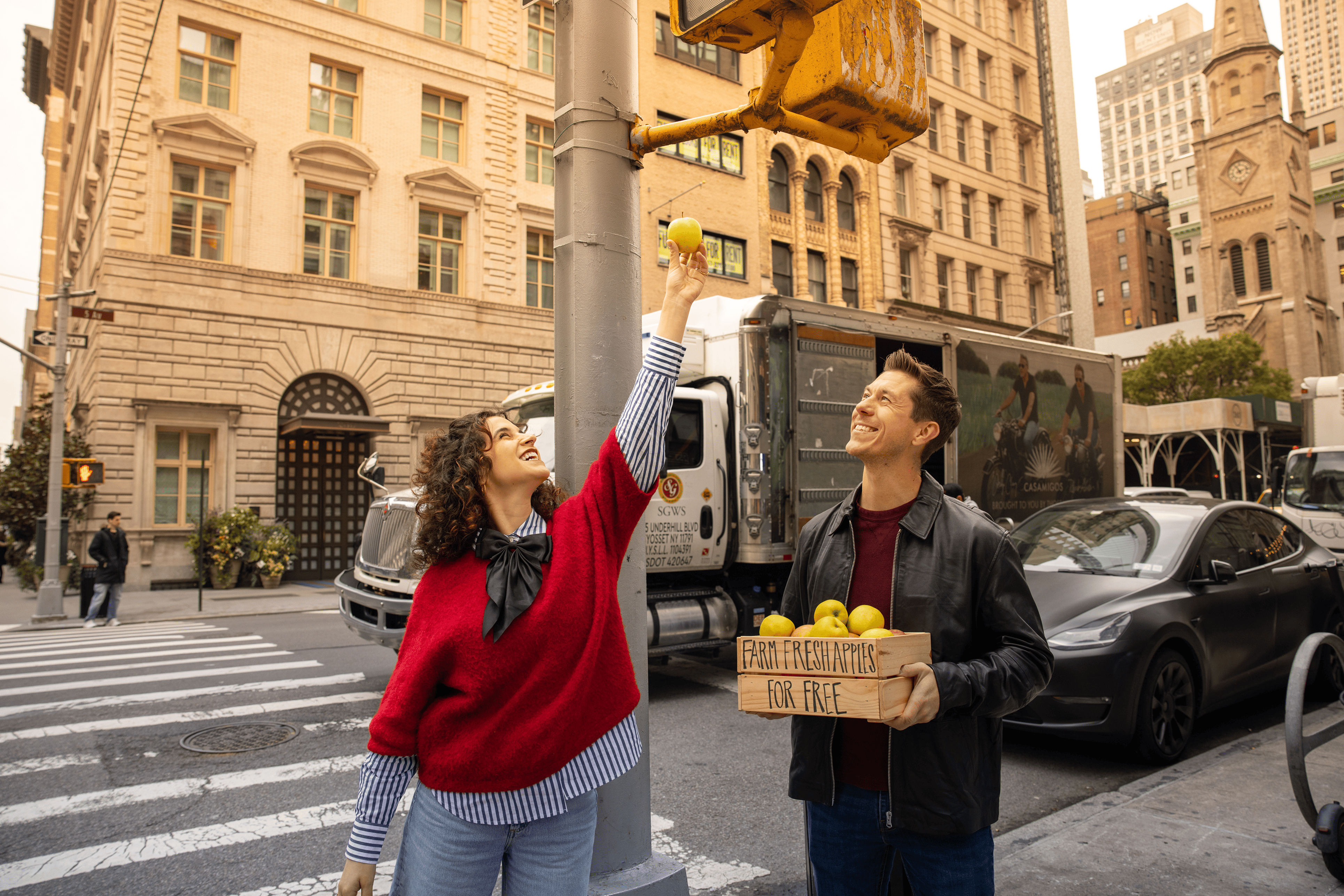 How a pop-up apple orchard is 