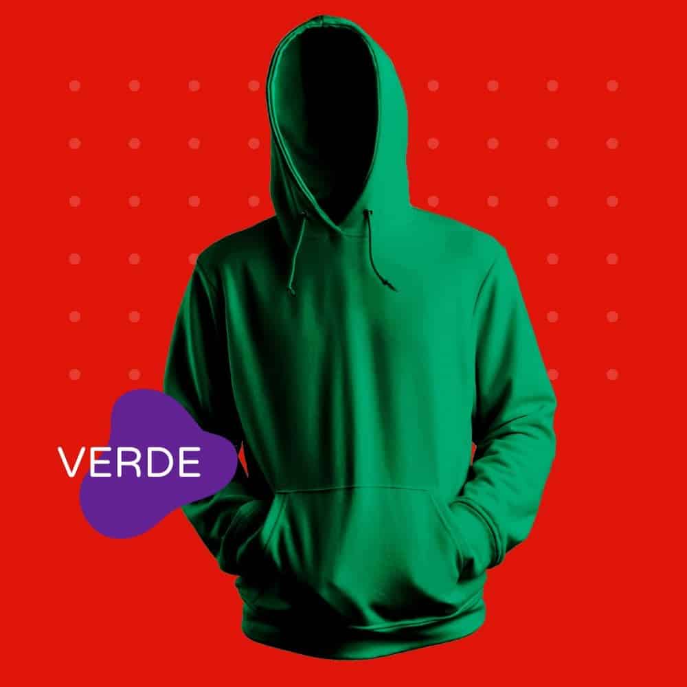 moletom blusa canguru personalziado empresa casal verde