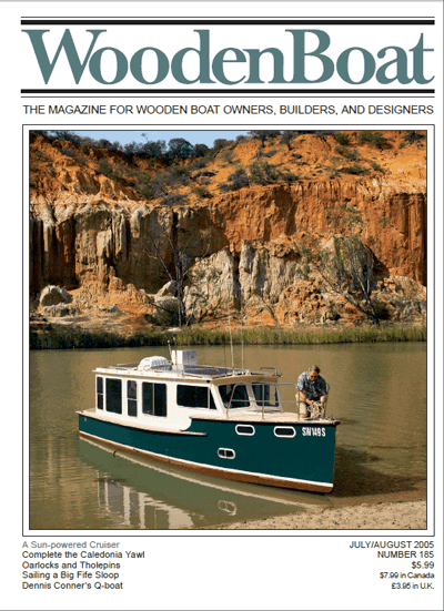 Mundoo 3 large solar electric cruising boat. Plan DIY