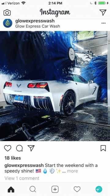 social media for customer engagement for car washes 