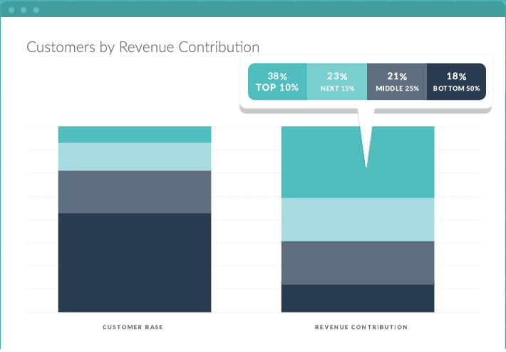 Customers by Revenue contribution 