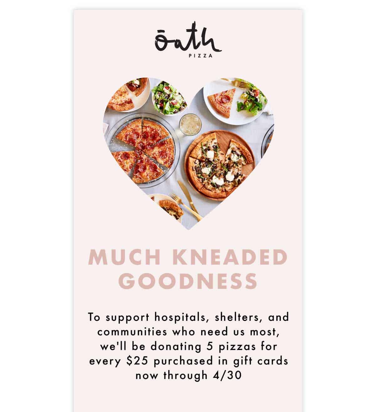 Oath Pizza support email