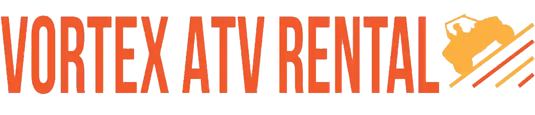 Horizontal company logo of Vortex ATV Rental