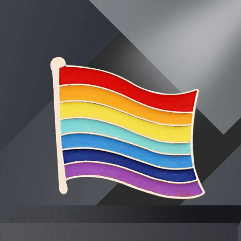 pan flag pins-