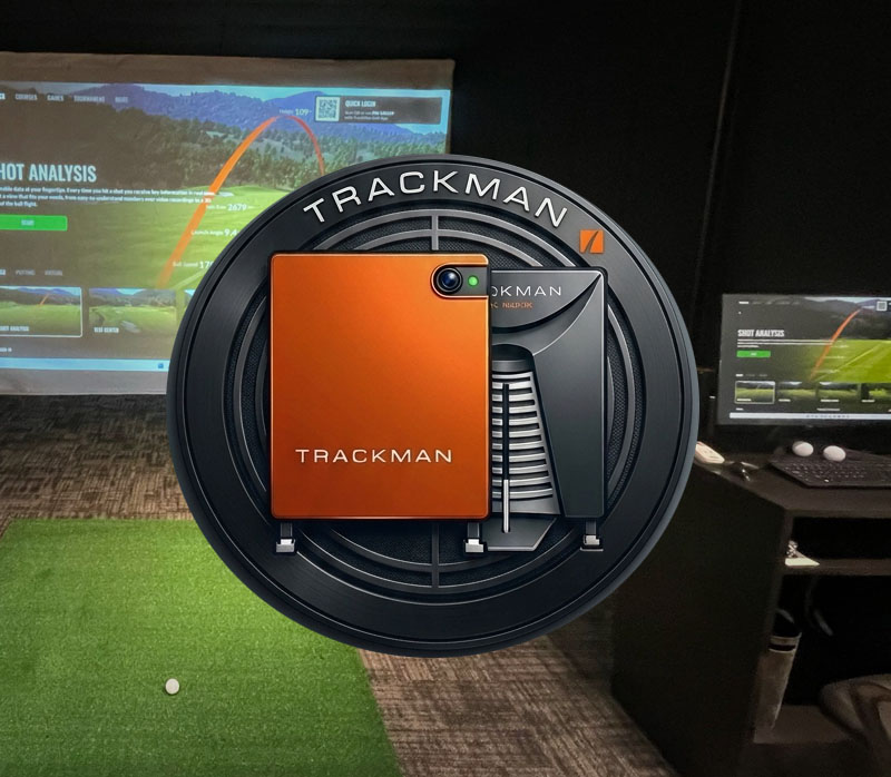 TrackMan technology inside Tysons West Golf