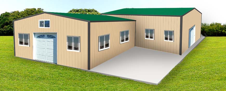 Metal Buildings with Living Quarters3